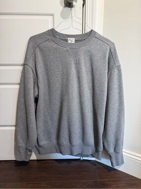 OFFLINE by Aerie Cloud Fleece Oversized Crewneck Sweatshirt - Dark Grey - S